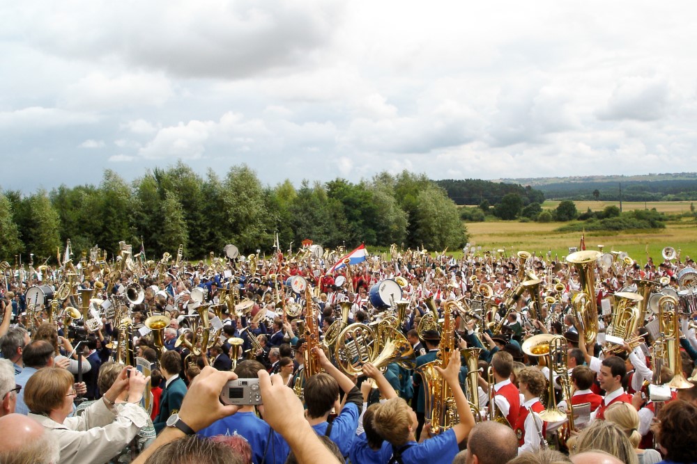 An Musikfesten treffen sich Kapellen aus verschiedenen Ortschaften