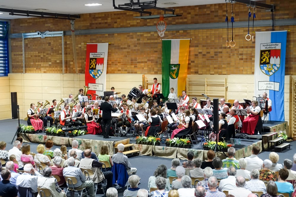 Das jährliche Frühjahrskonzert in der Schulturnhalle in Cadolzburg